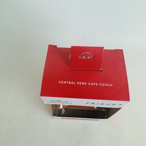 Hallmark Friends TV Series Central Perk Cafe Couch Christmas Tree Ornament New - Picture 3 of 5